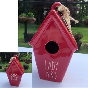 NEW WITH TAGS Rae Dunn “ LADY BIRD “ bird house